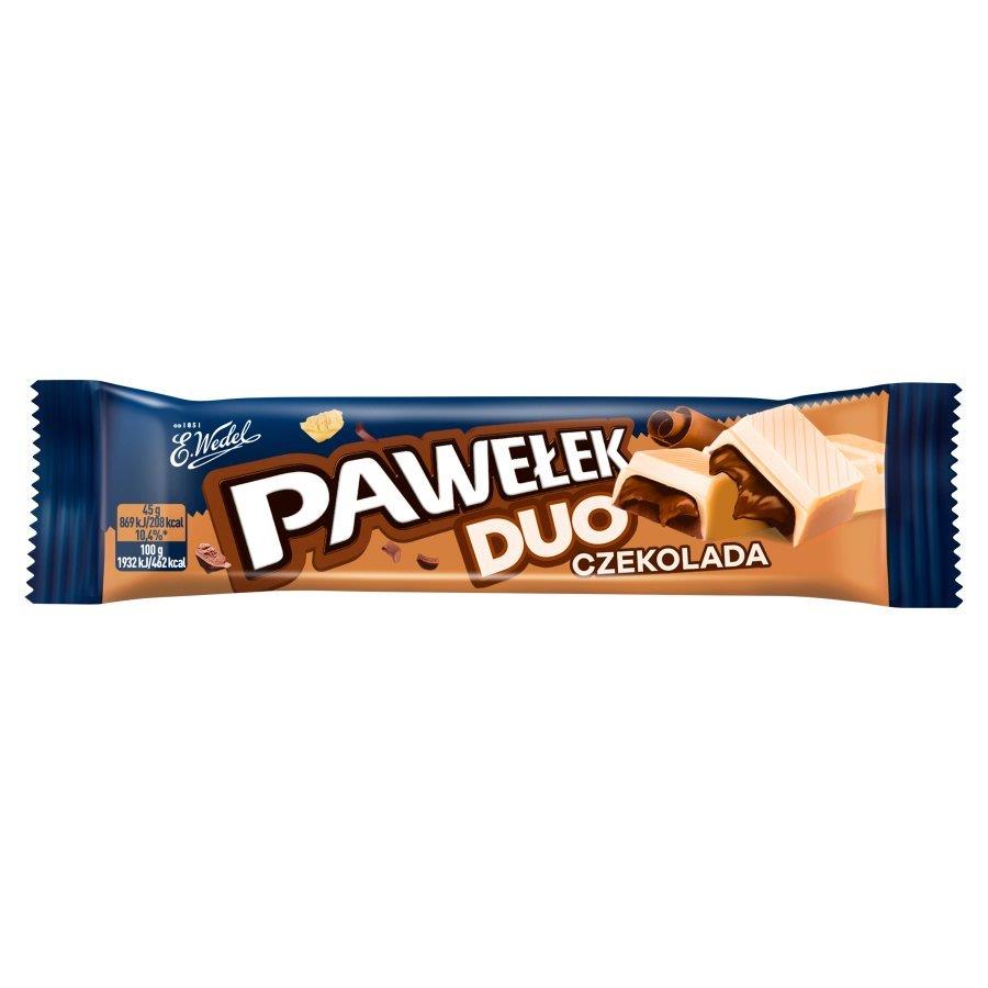 E. Wedel Pawełek Duo Batonik Czekolada 45g