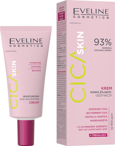 Eveline Cica Skin Moisturizing and Nourishing Day and Night Cream 50ml