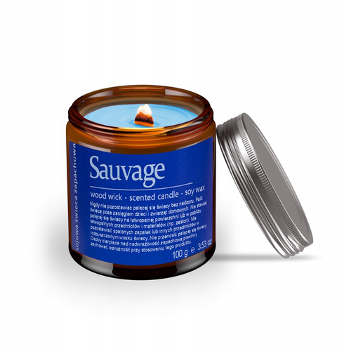Sauvage Scented Soy Candle in Screwed Jar 1 Piece