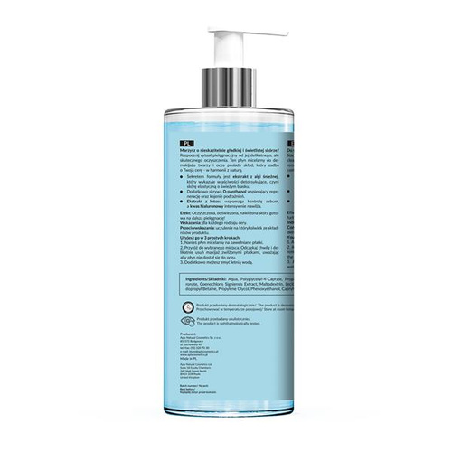 Apis Home Therapis Nawilżający Płyn Micelarny do Demakijażu Twarzy i Oczu 500ml