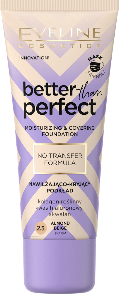 Eveline Better Than Perfect Hydrating & Covering Foundation 2.5 Almond Beige 30ml