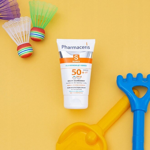 Pharmaceris S Słońce Krem Ochronny do Twarzy dla Dzieci 50 SPF 50ml Best Before 31.01.26