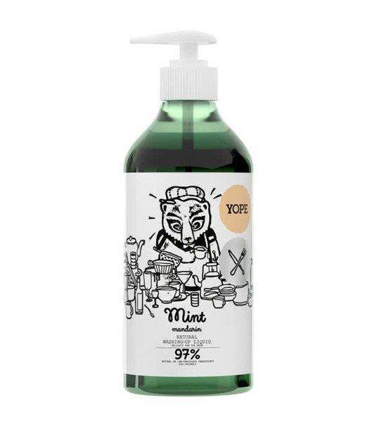 Yope Naturalny Płyn do Mycia Naczyń z Miętą i Mandarynką 750ml