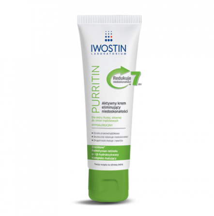 Iwostin Purritin Active Cream Eliminating Imperfections 40ml