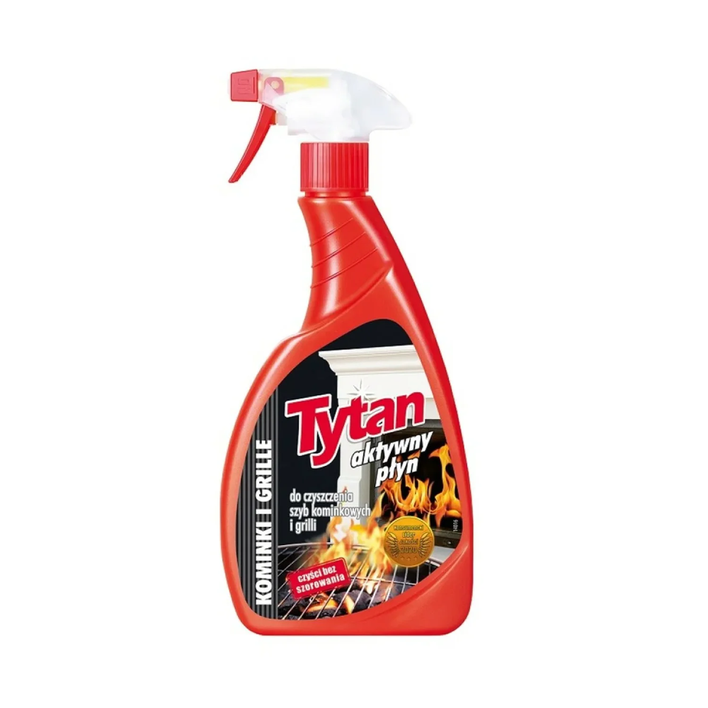 Tytan Fireplace Glass and Grill Cleaner Spray 500g