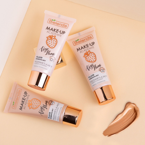 Bielenda Make-Up Academie Mineral Vege Flumi Mineral Fluid Brightening 03 Sunny Beige 30g