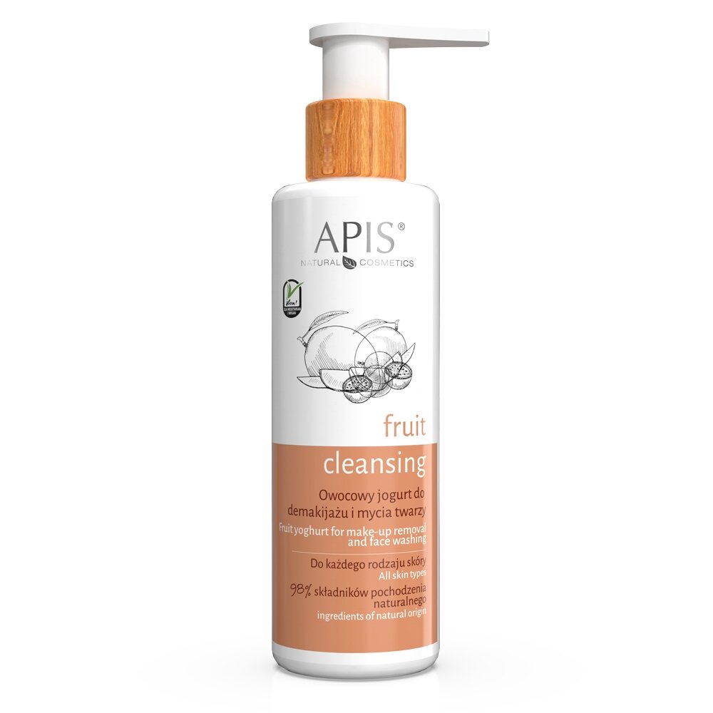 Apis Fruit Cleansing Owocowy Jogurt do Mycia Twarzy 150ml
