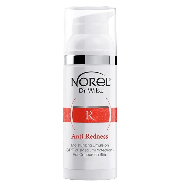 Norel Anti Redness Moisturizing Emulsion SPF20 for Capillary Skin and Rosacea 50ml