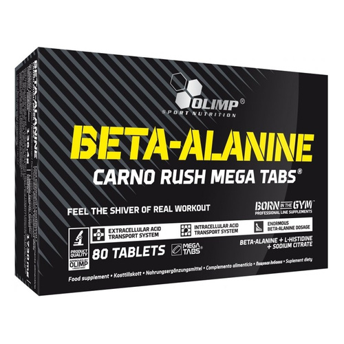 Beta Alanine - Carno Rush Mega Tabs - 80 tabs