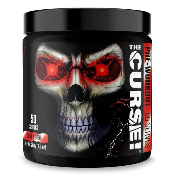 JNX Sports The Curse Przedtreningówka w Proszku Laska Cukrowa Na Energię Skupienie i Pompę Mięśniową 250g