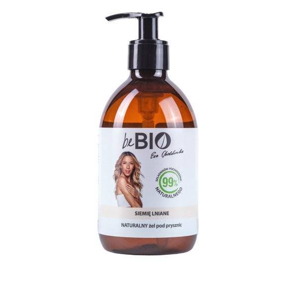 BeBio Ewa Chodakowska Naturalny Żel pod Prysznic Siemię Lniane  400ml