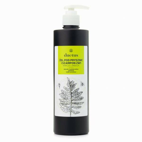 Duetus Moisturizing and Softening Shower Gel and Shampoo 2in1 with Panthenol 500ml