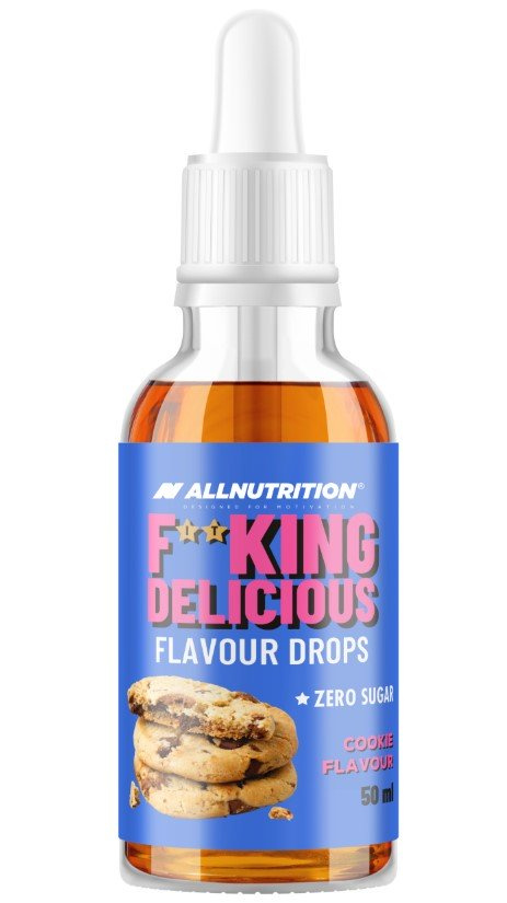 Allnutrition Fitking Delicious Flavour Drops Cookie for Food Flavoring 50ml