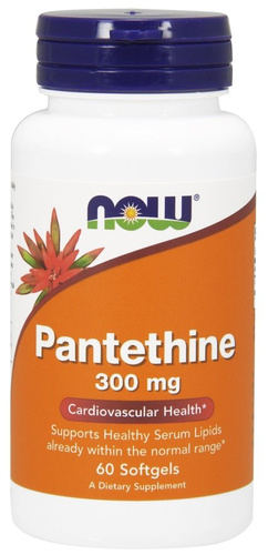 Now Foods Pantethine 300mg 60 Capsules