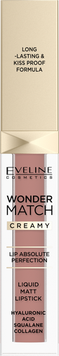 Eveline Wonder Match Nawilżająca Matowa Pomadka w Płynie 04 Carmel 6,8ml