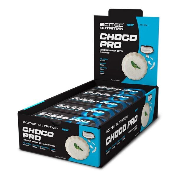 Choco Pro Bar, Strawberry White Chocolate - 20 x 50g