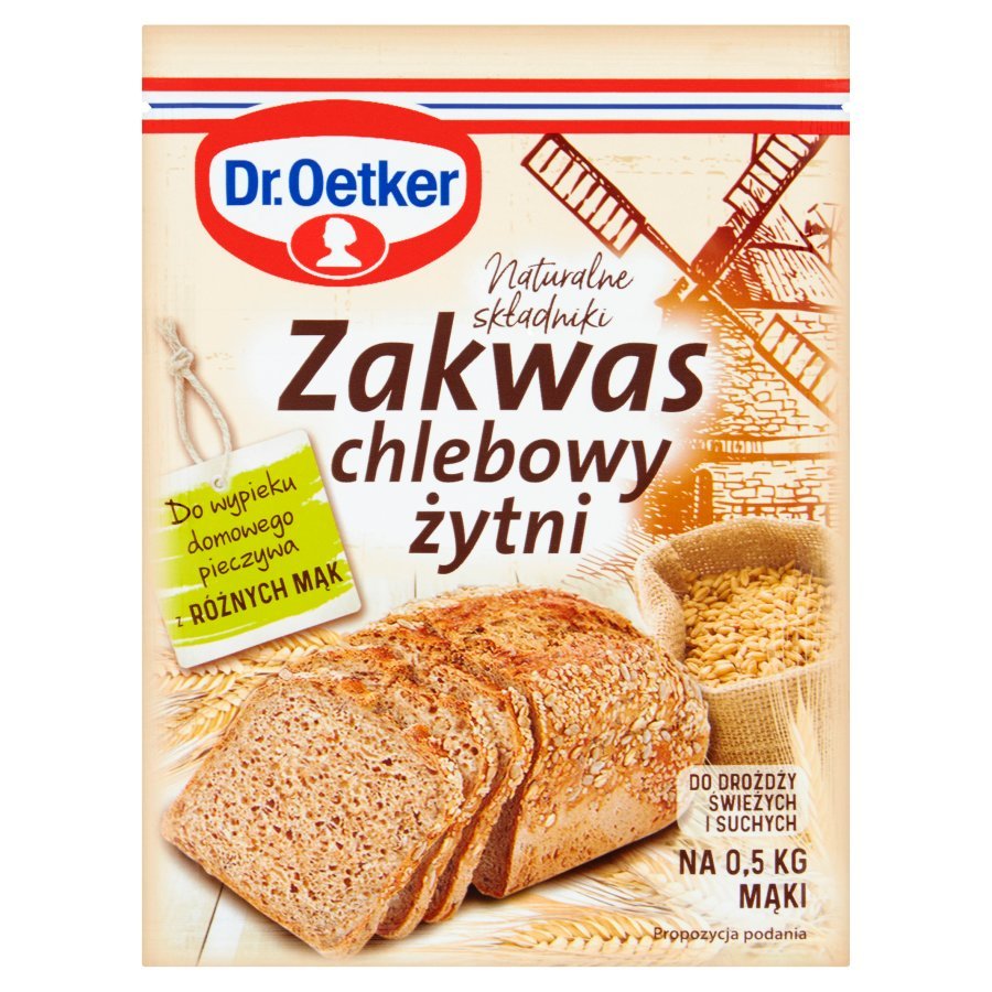 Dr. Oetker Natural Rye Bread Sourdough with Natural Ingredients 15g