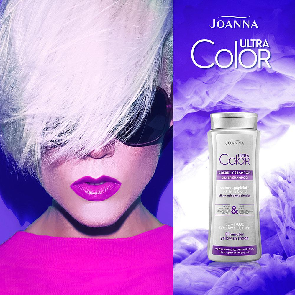 Joanna Ultra Color Anti-Yellow Toning Shampoo for Blonde Hair 400ml