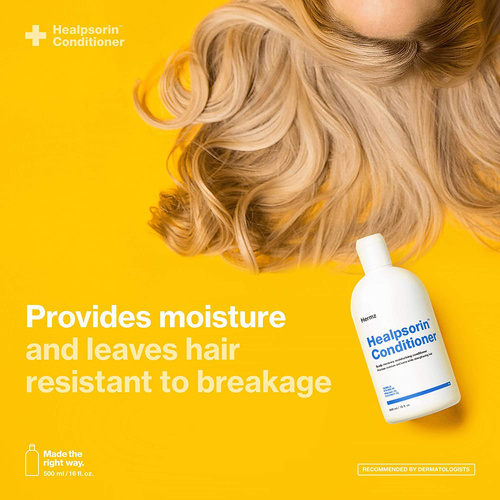 Hermz Healpsorin Hair Conditioner for Scalp with Psoriasis and Dandruff 500ml