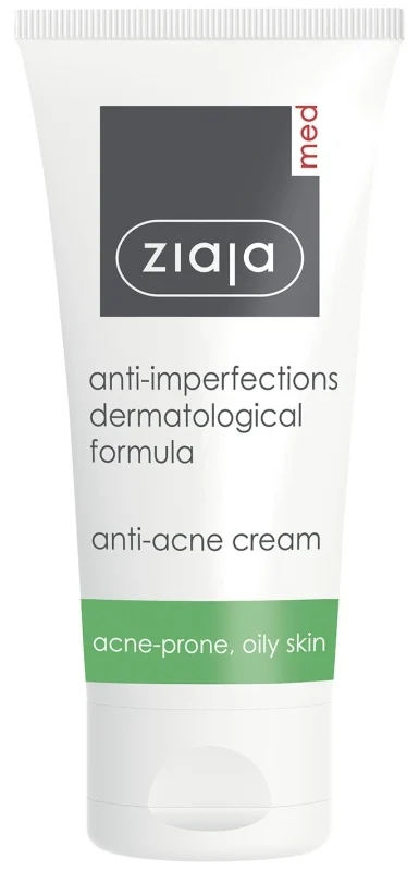 Ziaja Med Antibacterial Treatment Acne Reducing Face Cream 50ml