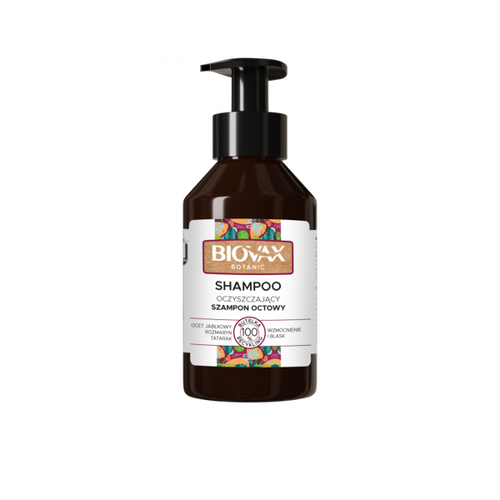 Biovax Botanic Purifying Acetic Shampoo with Apple Cider Vinegar 200ml