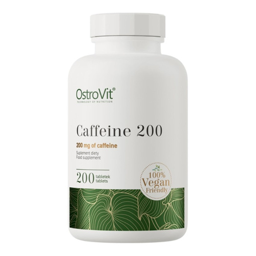 OstroVit Caffeine 200, 200mg - 200 tablets