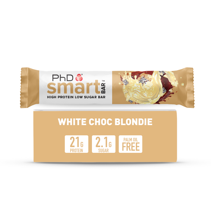 PhD Smart High Protein Low Sugar Bar with White Chocolate Flavour 64g