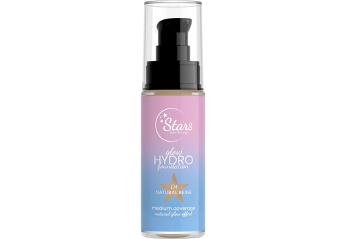 Stars From the Stars Podkład Nawilżająco-Rozświetlający Glow Hydro Foundation Nr 04 Natural Beige 30g