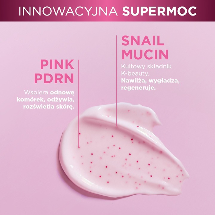 Eveline Pink Snail Moisturizing and Nourishing Cream with Snail Slime 50ml