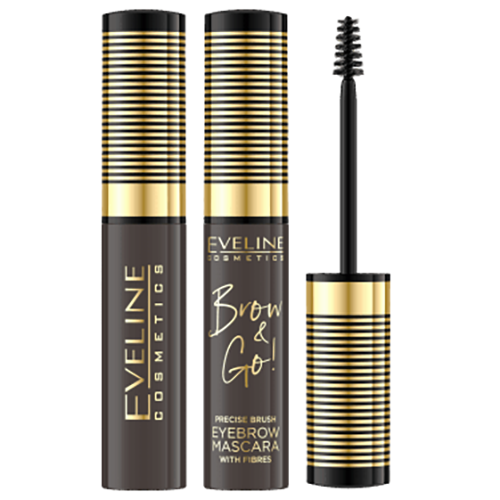 Eveline Brow and Glow Dark Eyebrow Mascara No. 02 Dark 10ml