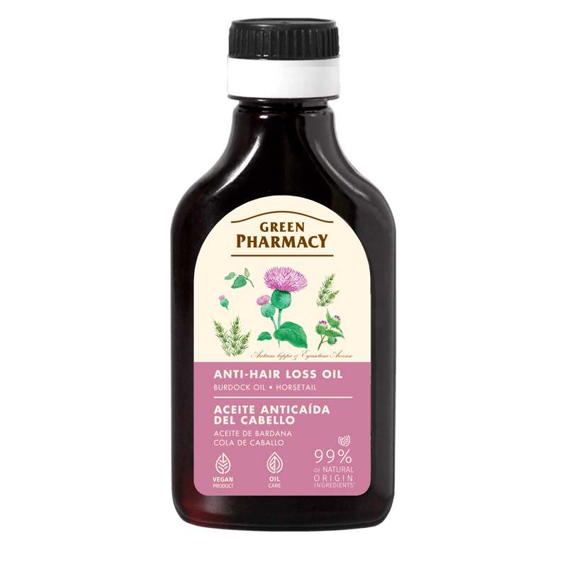 Green Pharmacy Burdock Oil with Horsetail Extract Anti Hair Loss 100ml