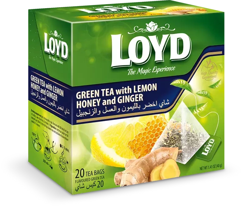 Loyd The Magic Experience Green Tea with Lemon Honey and Ginger 20x2g