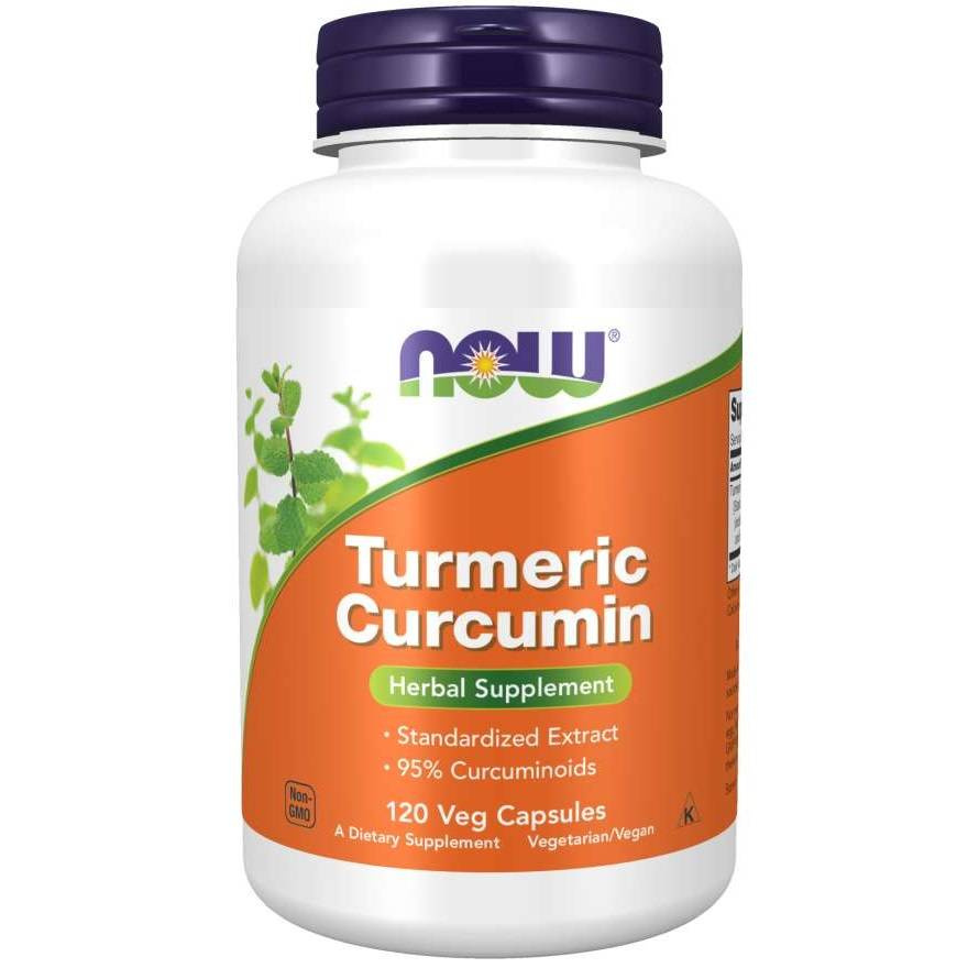 Now Foods Turmeric Curcumin Supports Immunity & Antioxidant Properties 120 Vcapsules