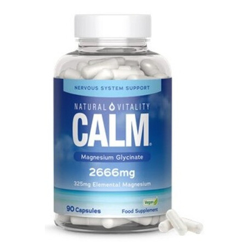 Natural Vitality Calm Magnesium Glycinate Capsules 90 Capsules