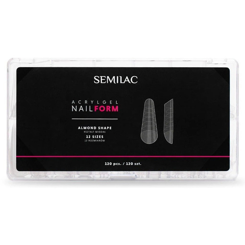 Semilac Acrylgel Formy do Paznokci Almond 120 szt