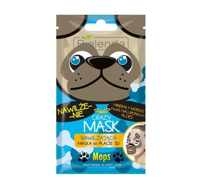 Bielenda Moisturizing Face Mask with Aloe for All Skin Types Pug 1 Piece