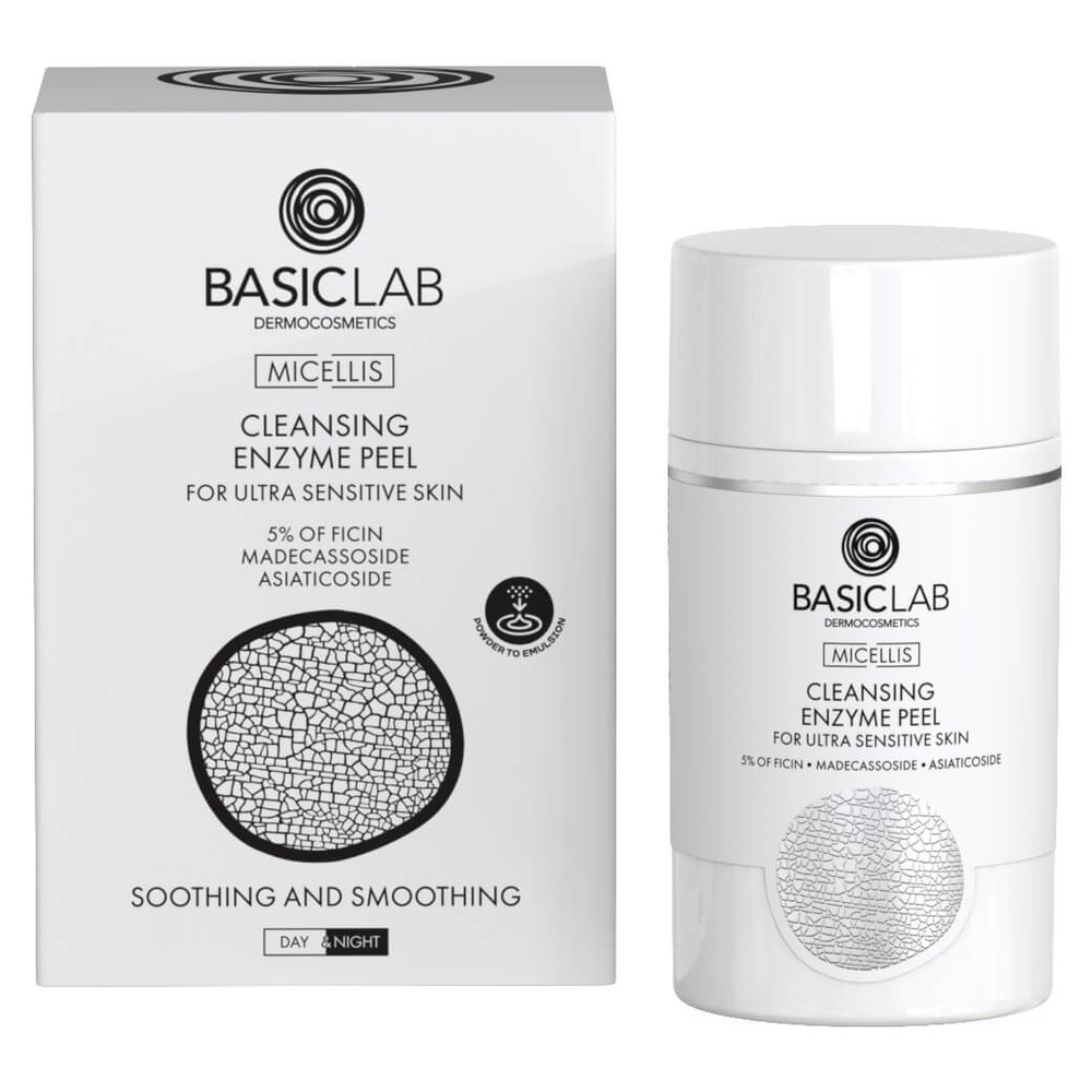 BasicLab Micellis Cleansing Enzyme Peel For Ultra Sensitive Skin 35g