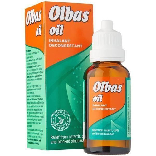 Olbas Oil Olejek Złagadzający Katar Przeziębienie i Zatkane Zatoki 12ml