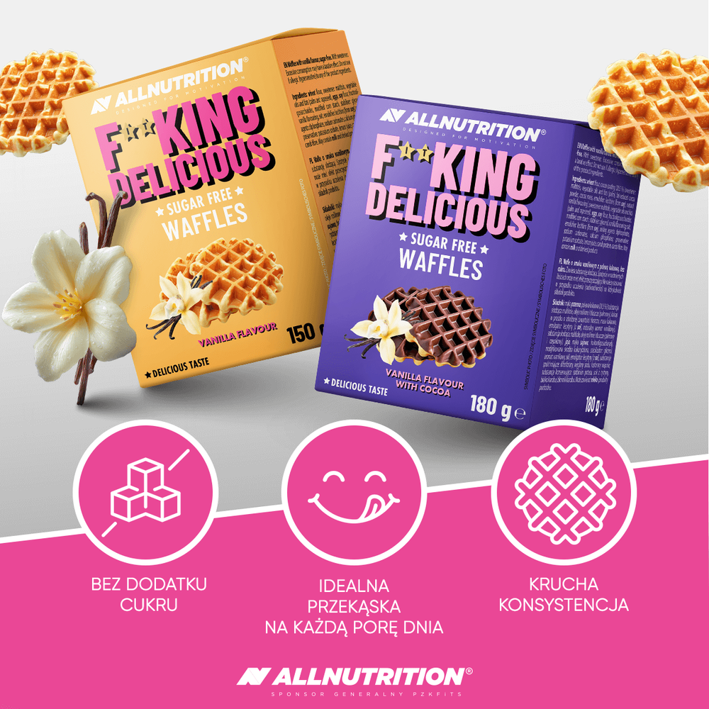 AllNutrition Fitking Delicious Waffles Vanilla 150g