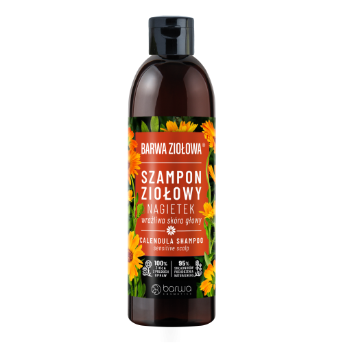 Barwa Herbal Calendula Shampoo for Sensitive Scalp 250ml