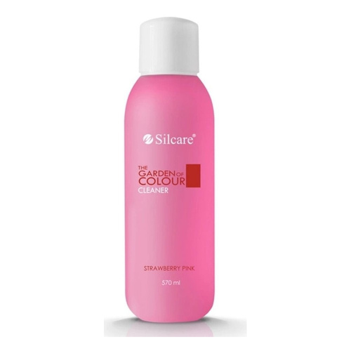 Silcare Garden of Colour płyn do oczyszczania paznokci o zapachu Strawberry Pink 570ml