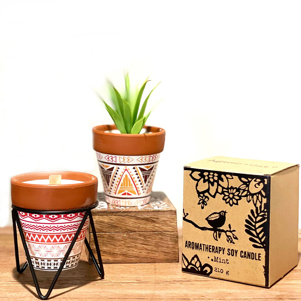 Agnes + Cat Herb Garden Candles - Sage