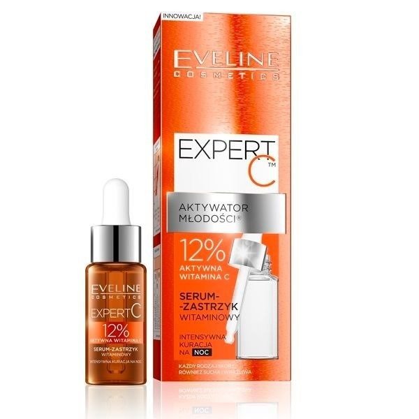 Eveline Youth Activator Expert C Vitamin Serum-Injection for Night 18ml