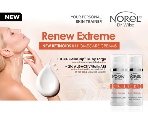 Norel Renew Extreme Odmładzający Krem 0,3% Czystego Retinolu na Noc 50ml