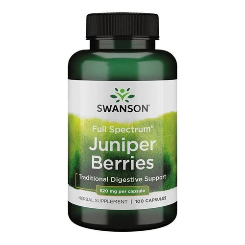 Swanson Juniper Berries 520mg for Digestive Support 100 Capsules