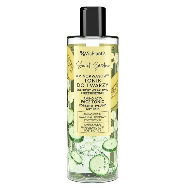 Vis Plantis Secret Garden Nawilżający Tonik Aminokwasowy dla Skóry Wrażliwej 200ml