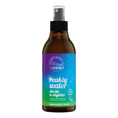 OnlyBio Hair In Balance Vegan Curld Reactivator in Mist with Flax and Fenugreek Extract 300ml