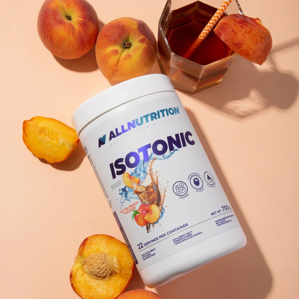 Allnutrition Isotonic w Proszku Uzupełniający Elektrolity Ice Tea Peach 700g