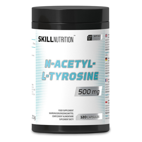 Skill Nutrition N-Acetyl-L-Tyrosine, 500mg - 120 vegan caps