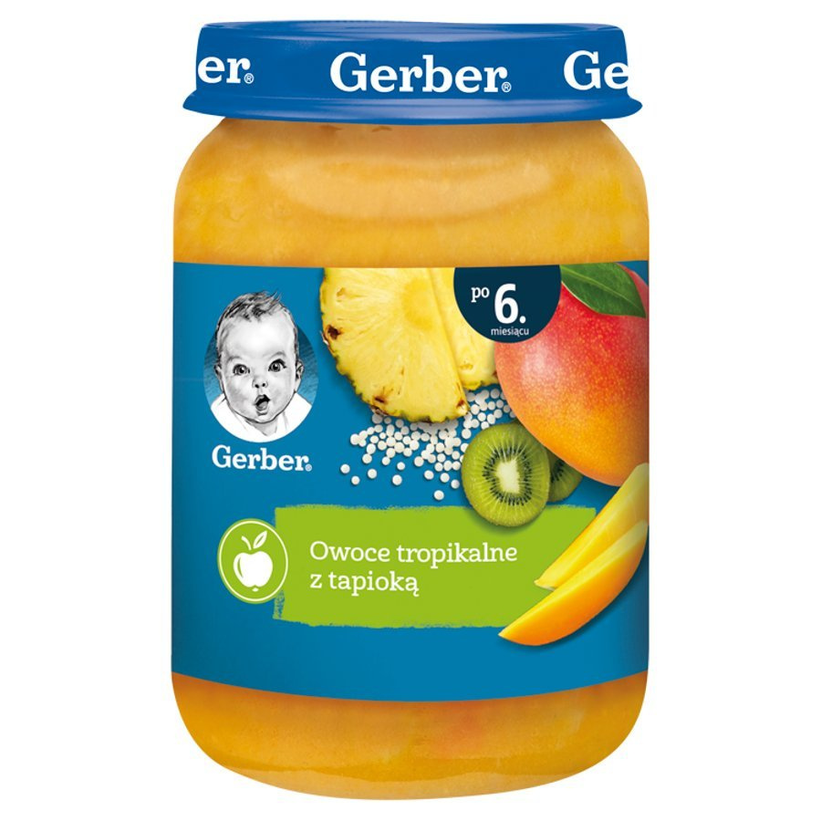Gerber Tropical Fruits with Tapioca for Babies after 6 Months 190g